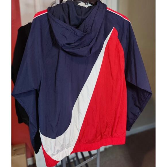 Nike Sportswear Big Swoosh Pullover Jacket CD0419-451 Men Medium Y2K Rare Retro - Picture 2 of 6